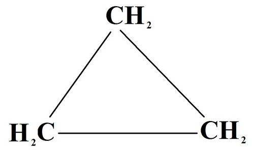 Формула циклопропана