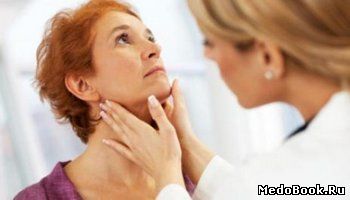 Пальпаторное обследование щитовидной железы
