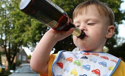 Детские алкоголизм начинается очень рано