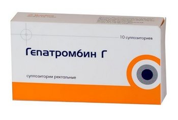 Препарат «Гепатромбин Г» для лечения тромбоза геморроидальных узлов