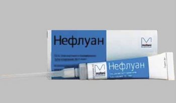 Препарат «Нефлуан» для местного лечения боли при геморрое