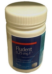 Fludent - таблетки натрия фторида