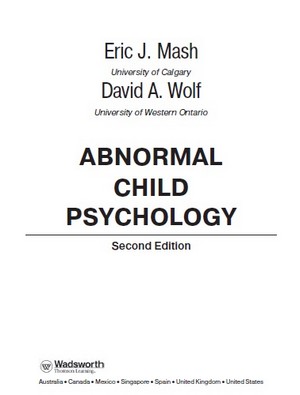 Обложка книги «Детская патопсихология: Нарушения психики ребенка» на иностранном языке