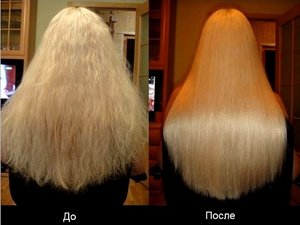 Ламинирование волос дома: До и После